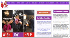 Desktop Screenshot of ellefoundation.org